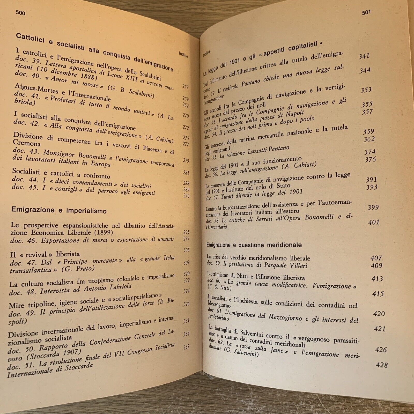 L'EMIGRAZIONE NELLA STORIA D'ITALIA 1868 - 1975. SAGGI VALLECCHI. CIUFFOLETTI