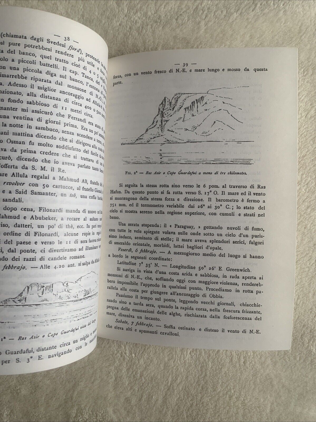 La prima Traversata della penisola dei somali. Bricchetti, Robecchi rist. 1979