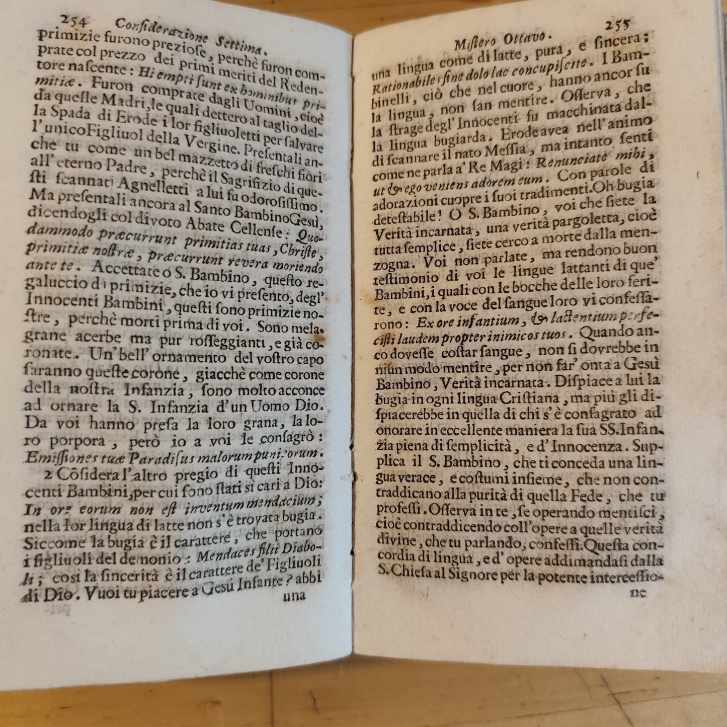 La santa infanzia del figluolo di Dio - parte terza tomo terzo - Patrignani 1757