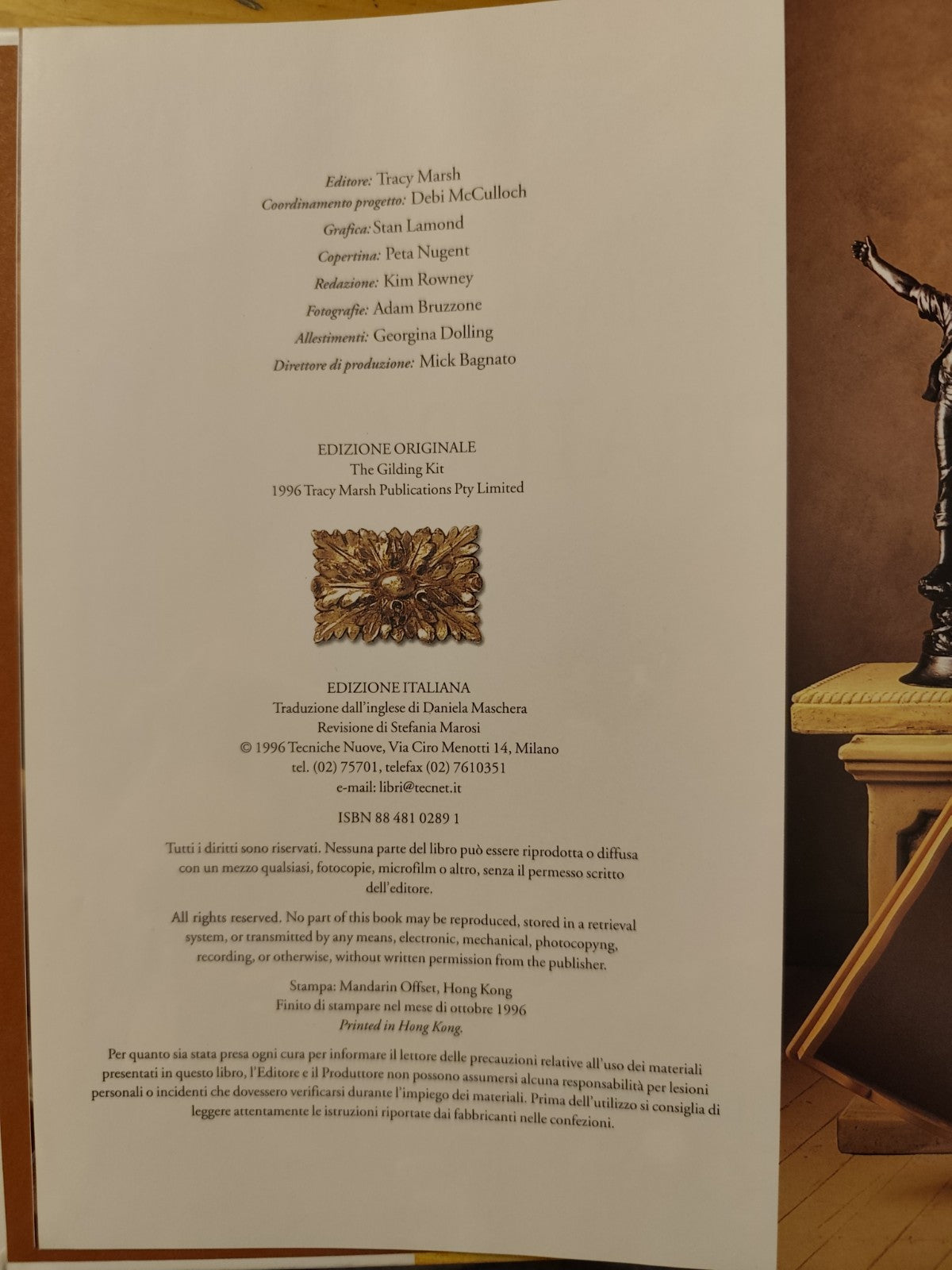 La doratura - Glenn McDean. Guida completa, Tecniche Nuove 1996