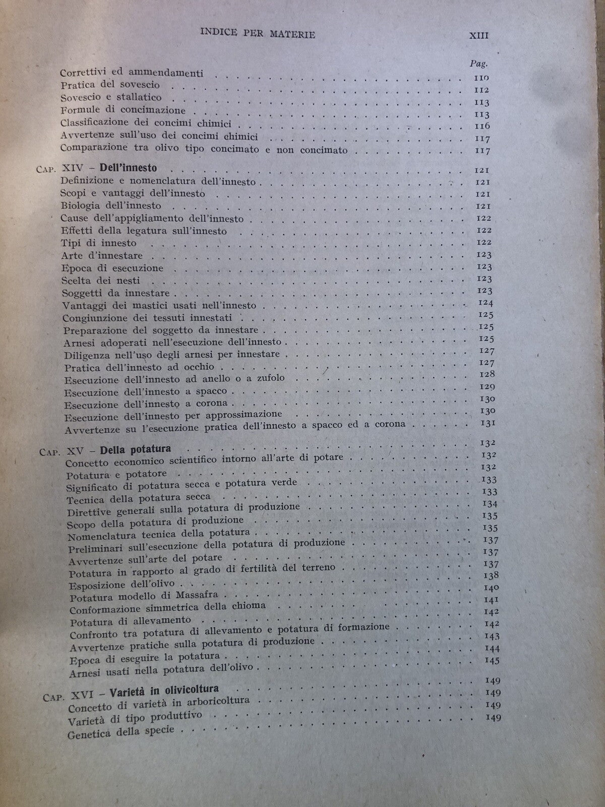 Olivicoltura e oleificio R. F. Simari, G. B. Martinenghi, Hoepli illustrato 1950