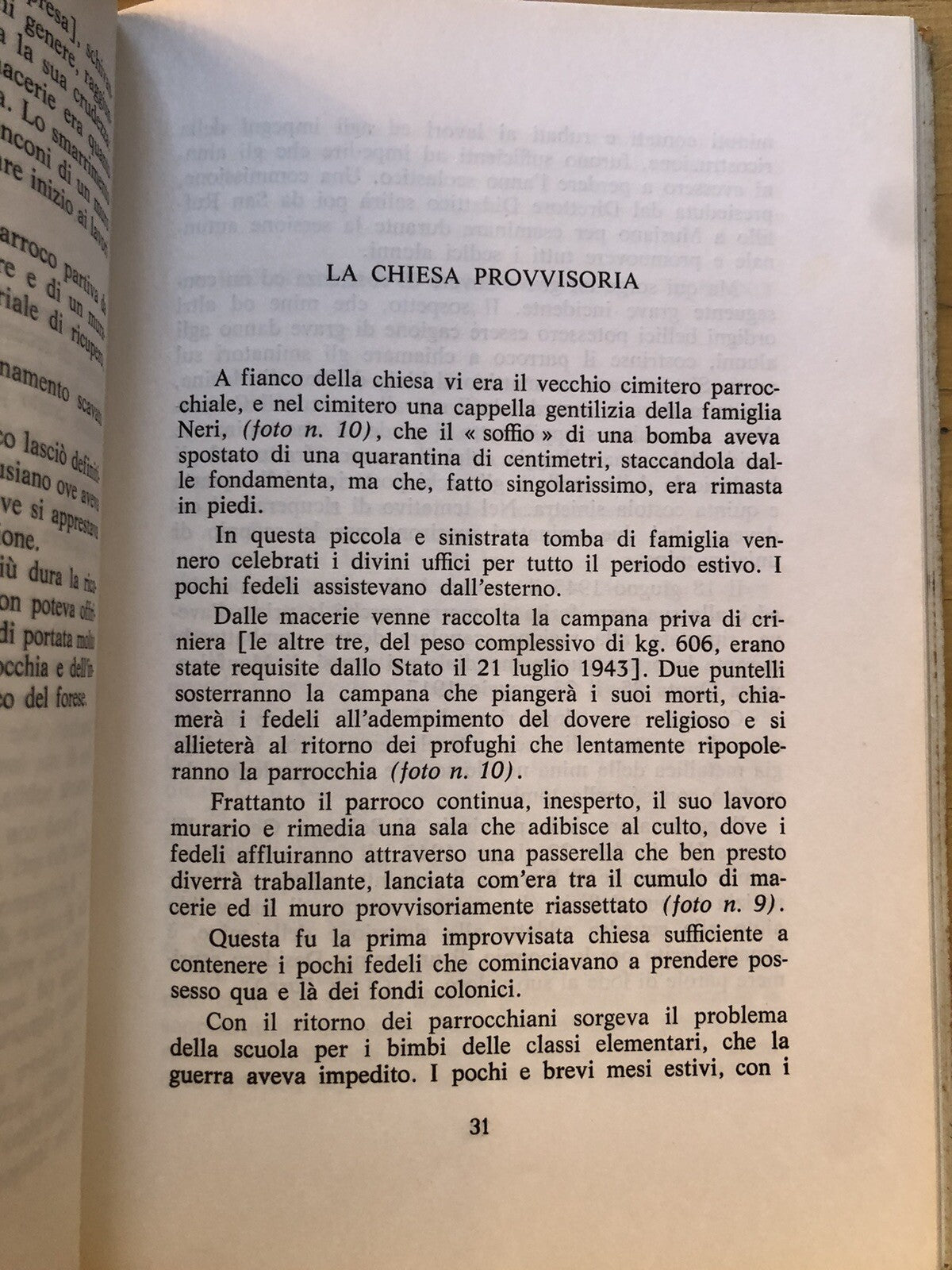 Musiano e Pianoro, Guidi Don Cesare. Rievocazioni antiche e cronache recenti