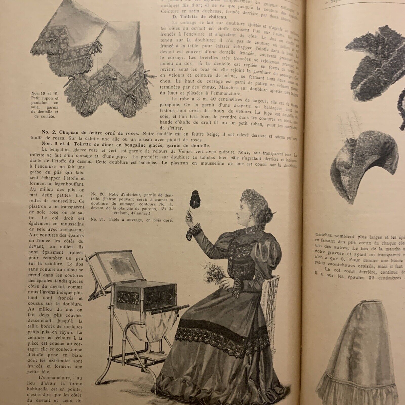 PARIS MODE antique french fashion magazine. Mode français 1893. 24 issues