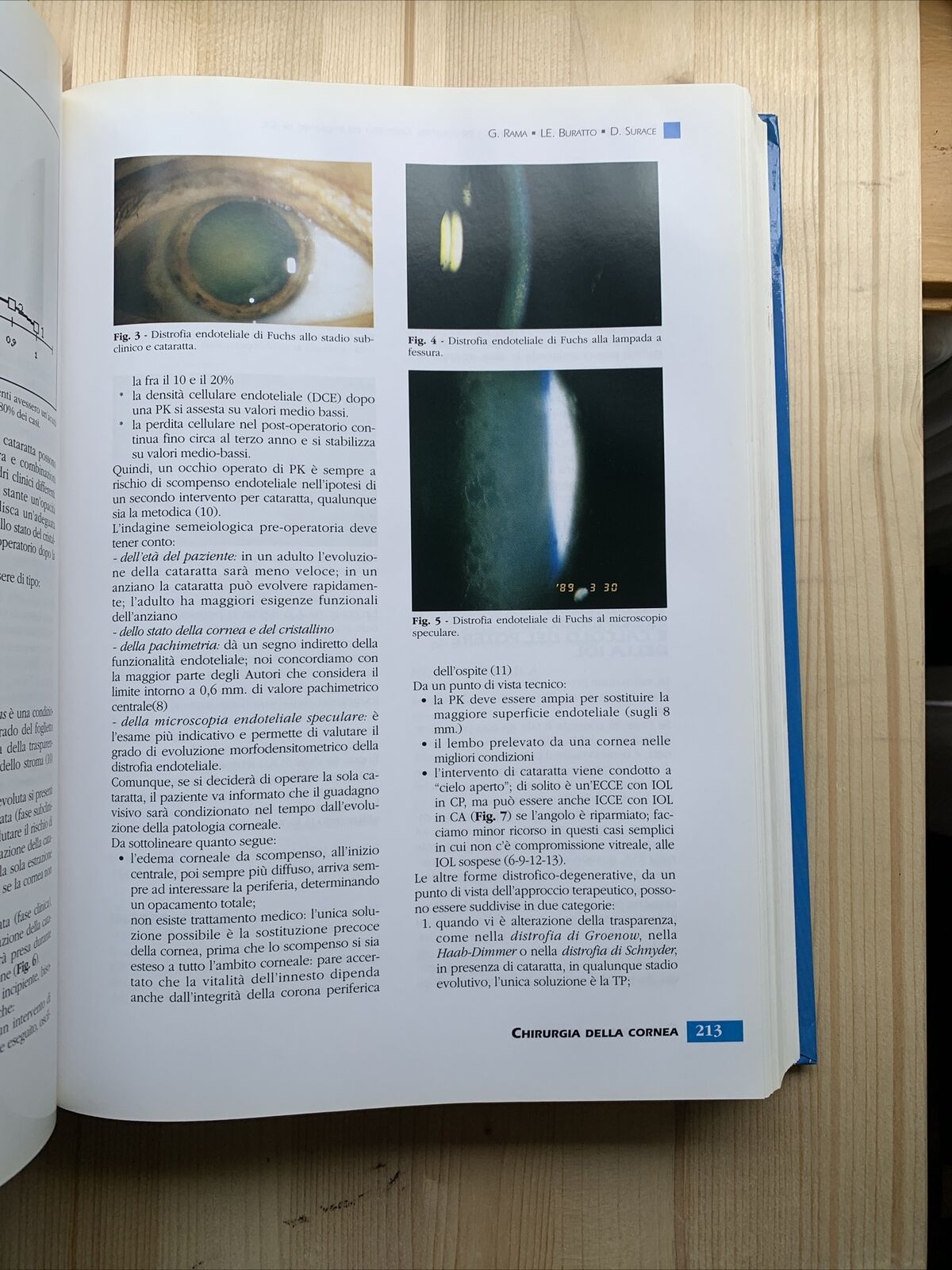 Chirurgia della Cornea - G. Rama, Società Oftalmologica Italiana. Fogliazza #