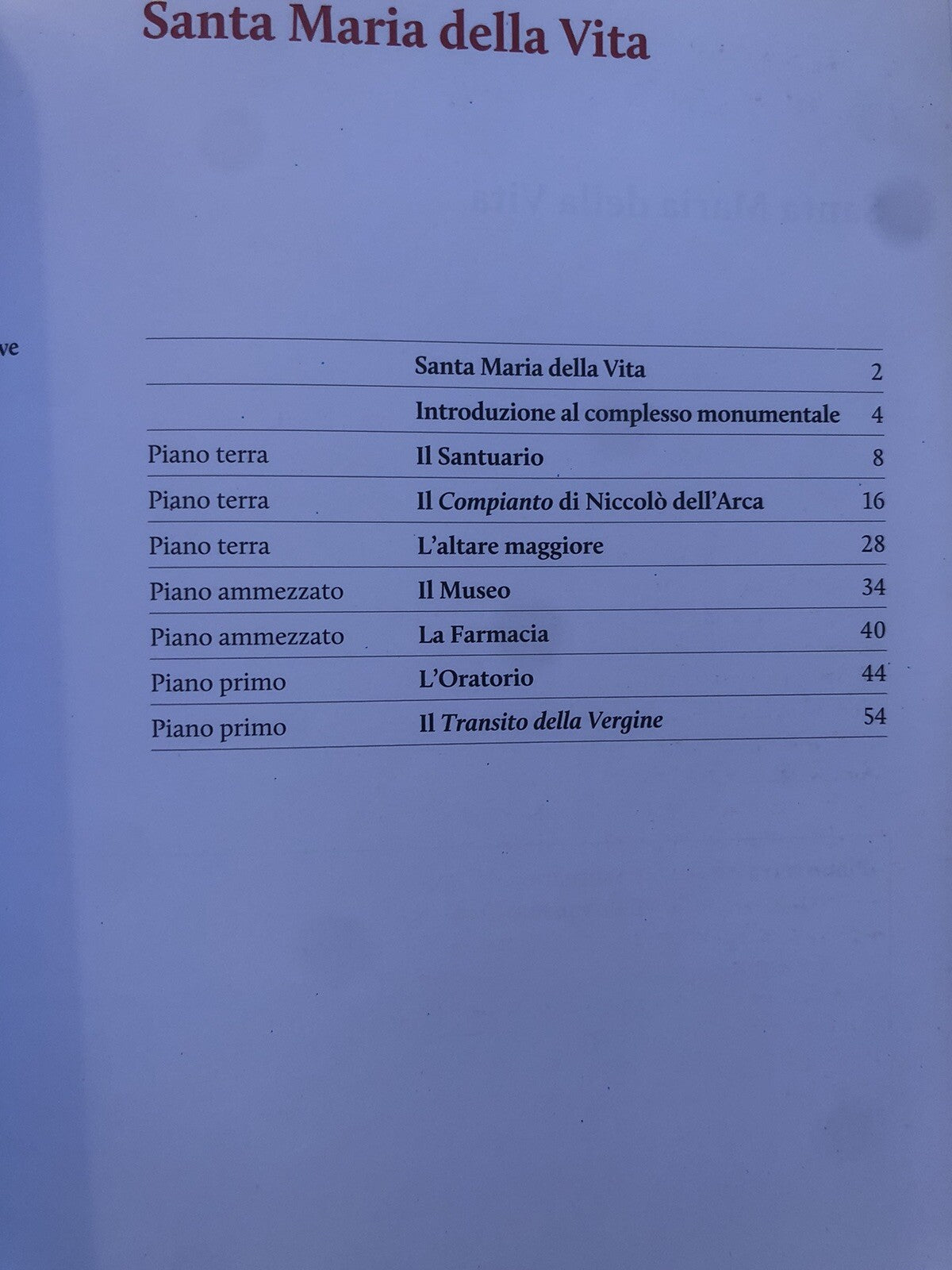 Il complesso monumentale di Santa Maria della vita. Bologna, F. Roversi 2014