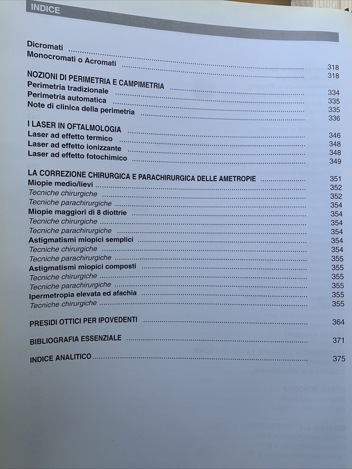 OTTICA FISIOPATOLOGICA E CLINICA - CESARE BISANTIS. Società editrice Universo #