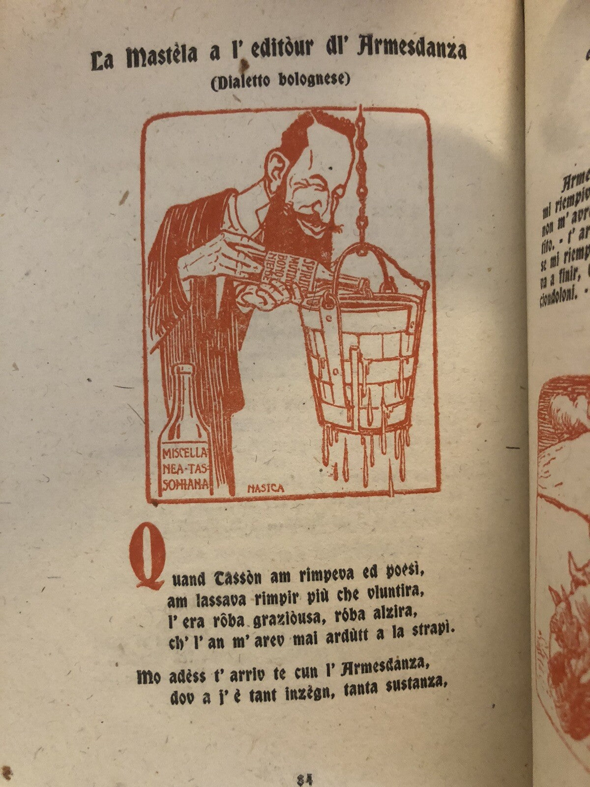 La Secchia, Olindo Guerrini, A. F. Formiggini editore. Garagnani 1908 - Tassone