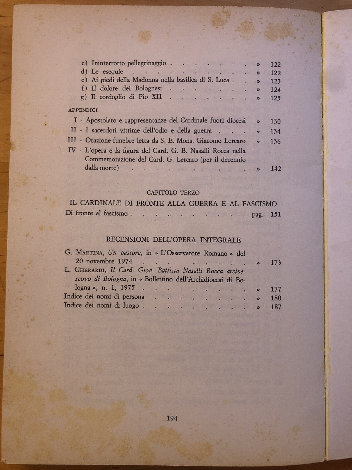 Il cardinale Giovanni Battista Nasalli Rocca 1872 - 1952 Arcivescovo di Bologna