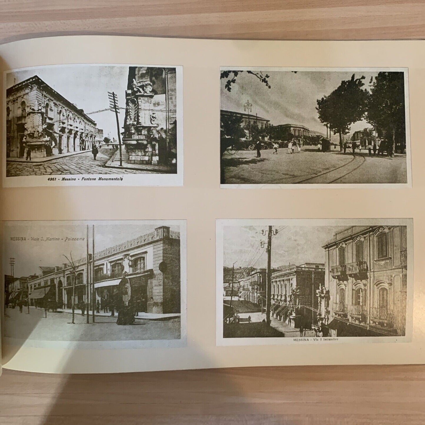 MESSINA le cartoline raccontano. Edizioni G. B. M. 1982. Riproduzioni cartoline