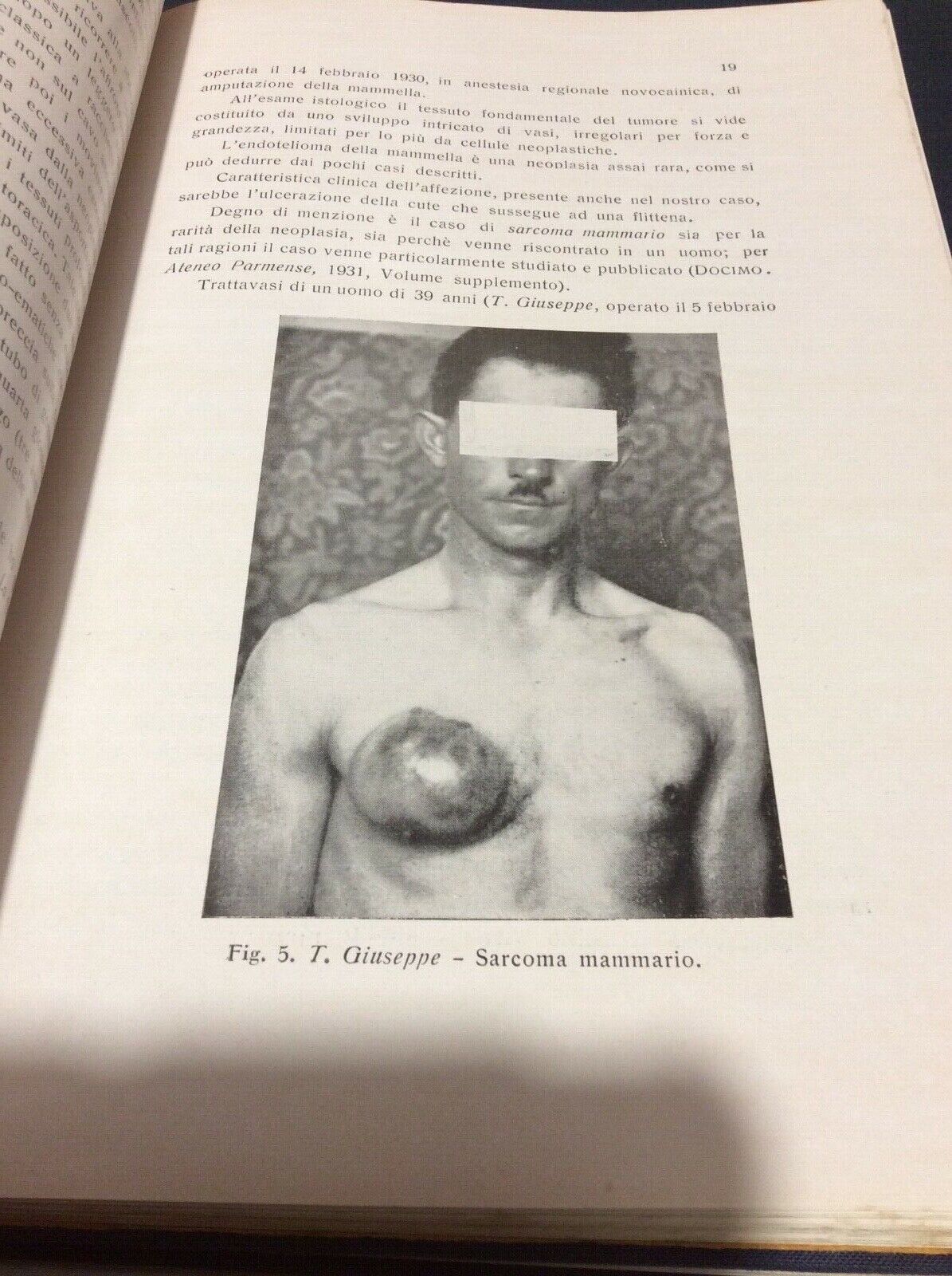 TRE ANNI DI CHIRURGIA A PARMA,TRINCAS DOCIMO,1932,ISTITUTO CLINICA CHIRURGICA 