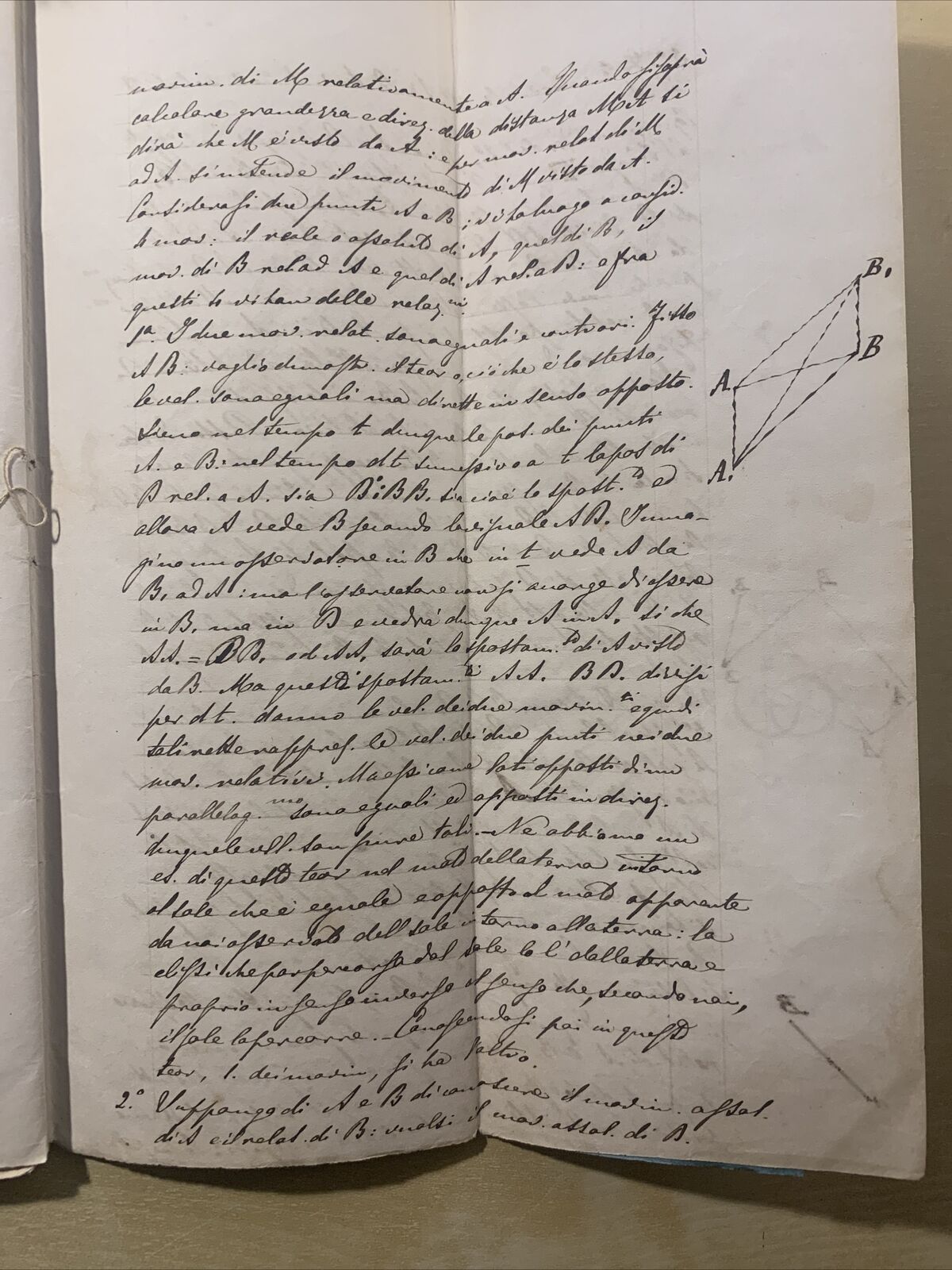 Antico Manoscritto Università di Pavia 1876, Meccanica Razionale, Carlo Formenti