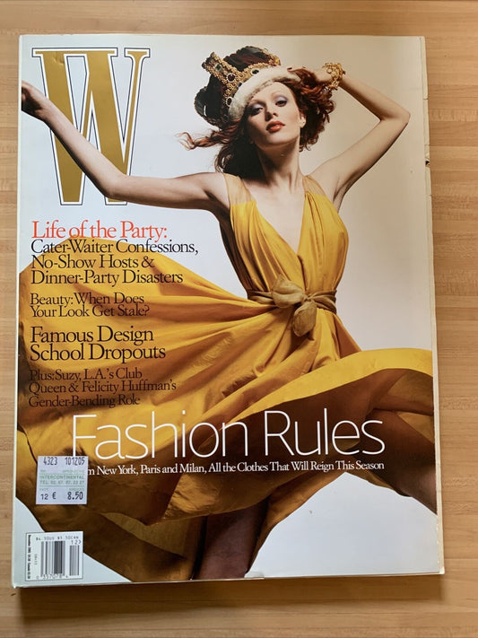 W MAGAZINE DECEMBER 2005