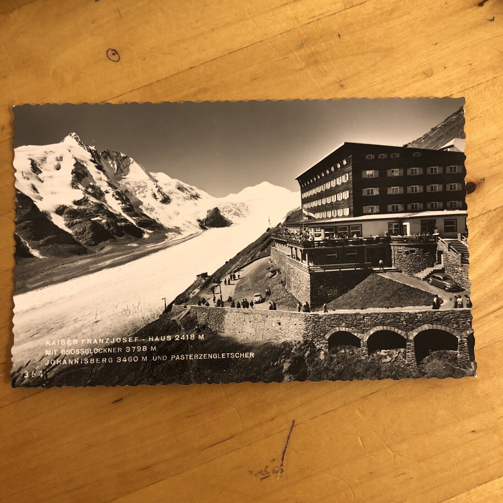 Cartolina KAISER FRANZJOSEF - HAUS 2418 M MIT GROSSGLOCKNER JOHANNISBERG