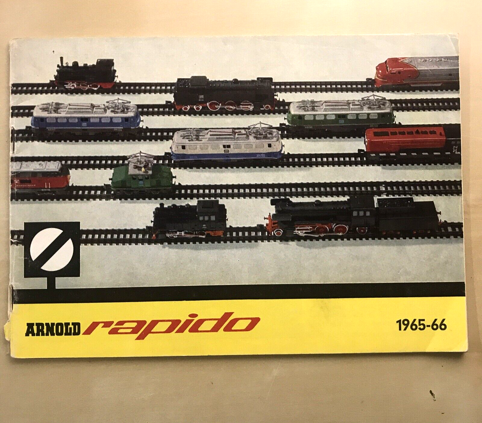 ARNOLD RAPIDO catalogo 1965-66. treni ferrovie collezionismo
