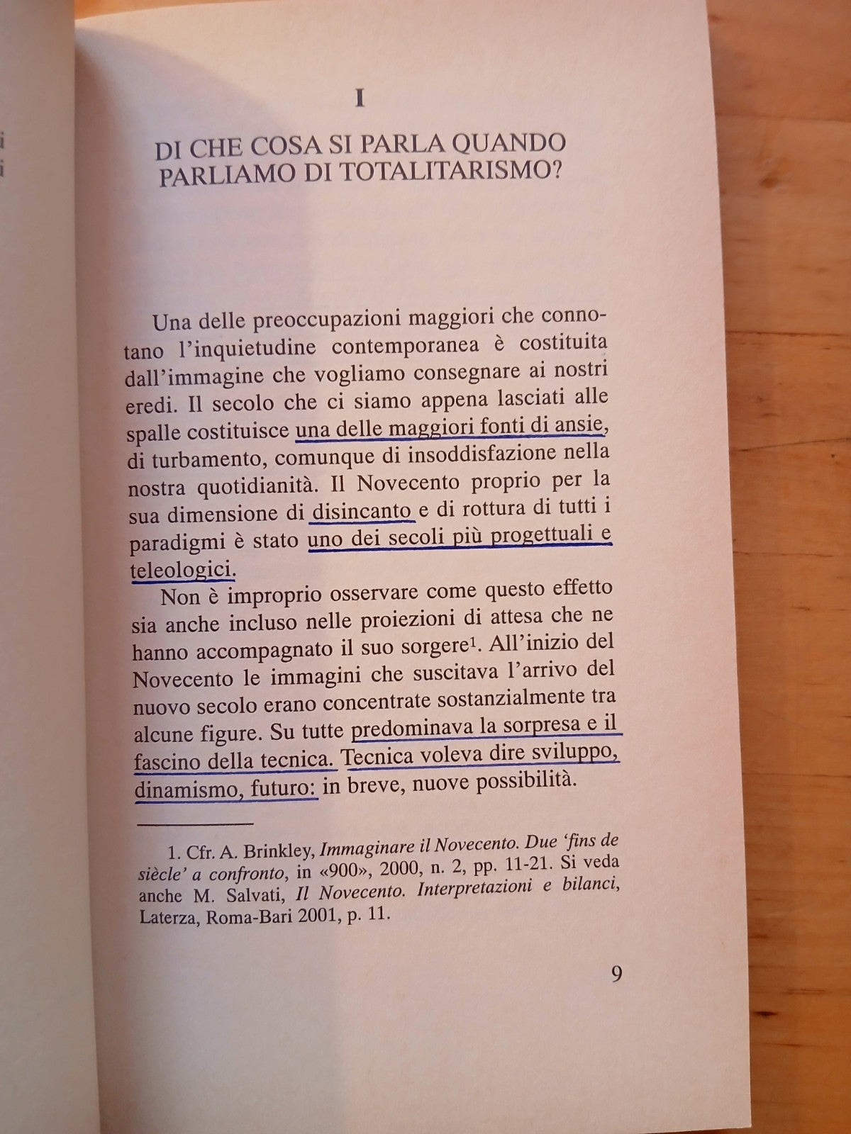 La mentalità totalitaria - David Bidussa - Morcelliana 2001 - SOTTOLINEATURE