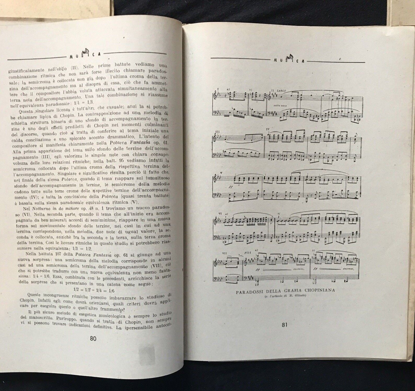 GLINSKI MATTEO - MUSICA rivista internazionale 1946 - 3 VOLUMI