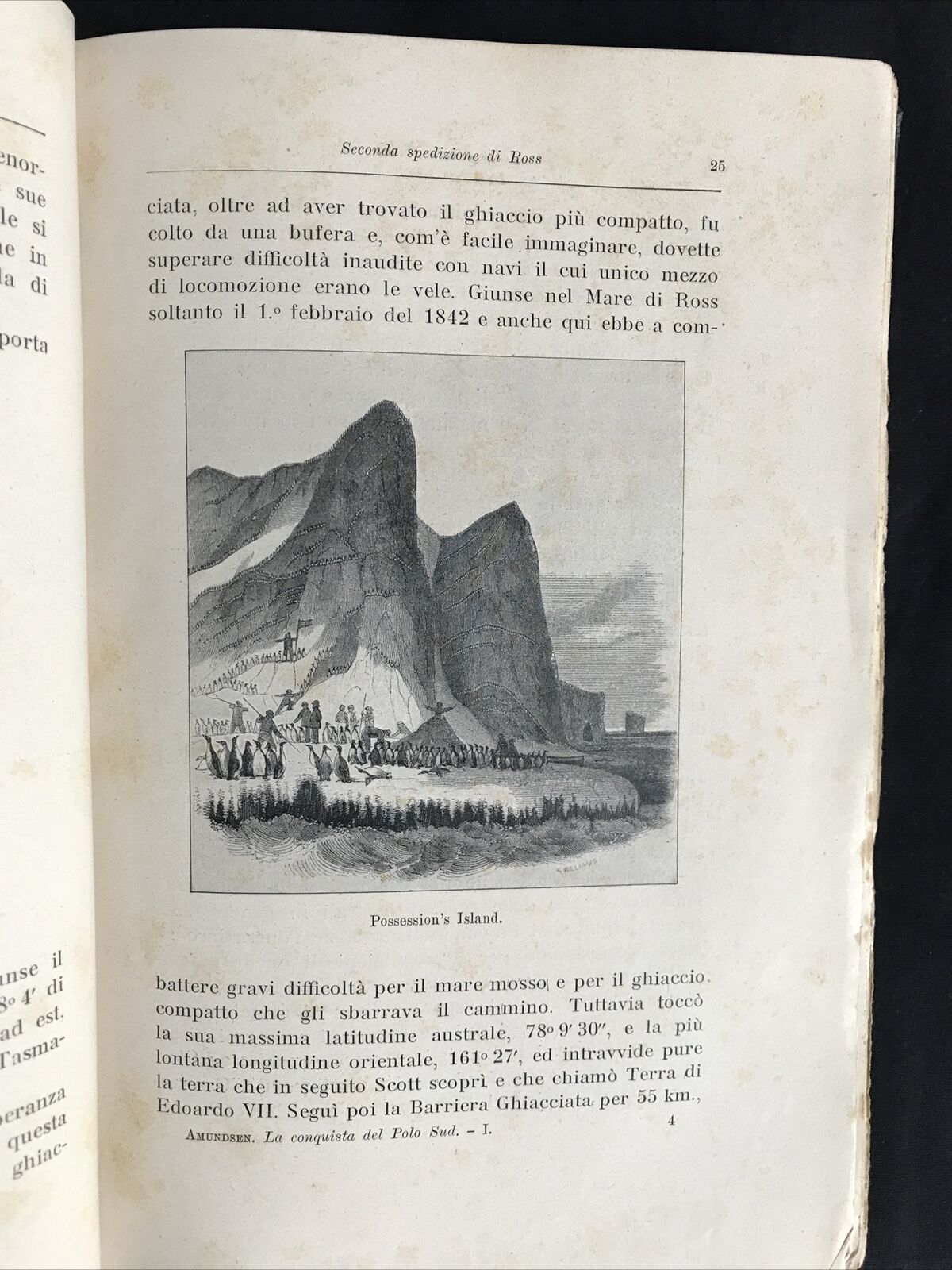 La conquista del polo sud, Roald Amundsen, F.lli Treves Edit. 1913 VOLUME PRIMO