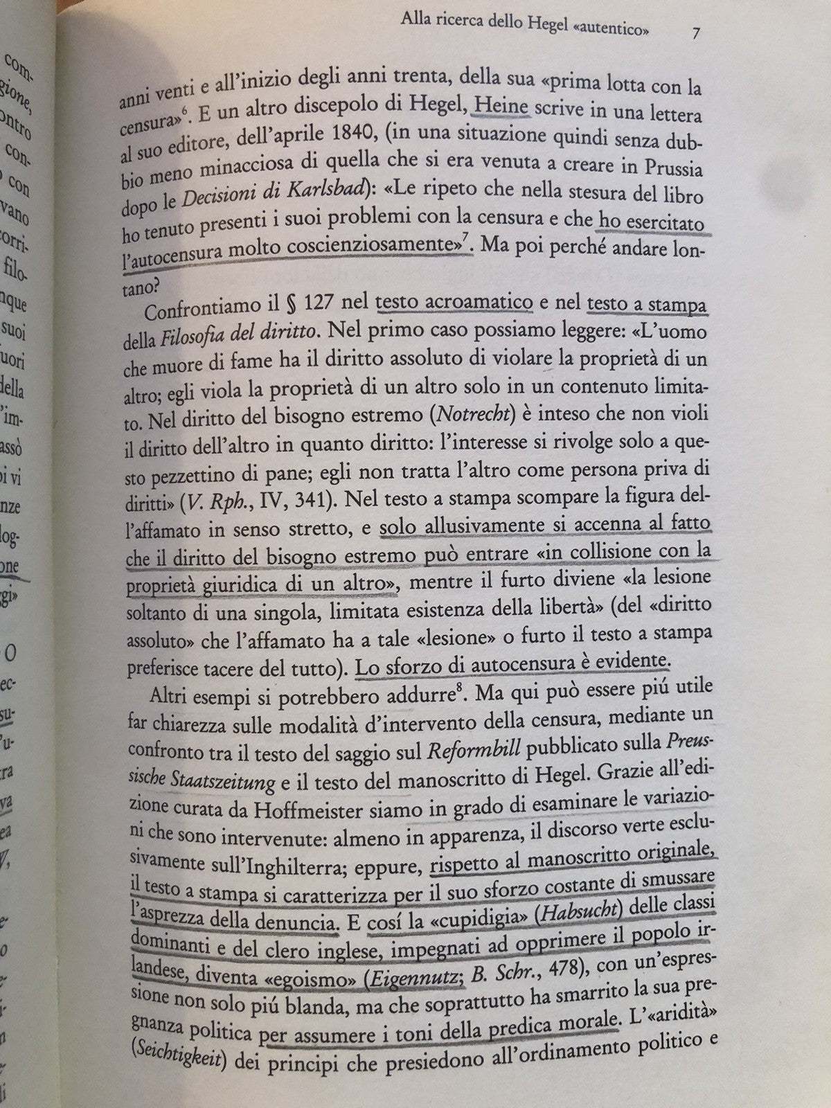Hegel e la libertà dei moderni, Domenico Losurdo. Editori Riuniti 1992