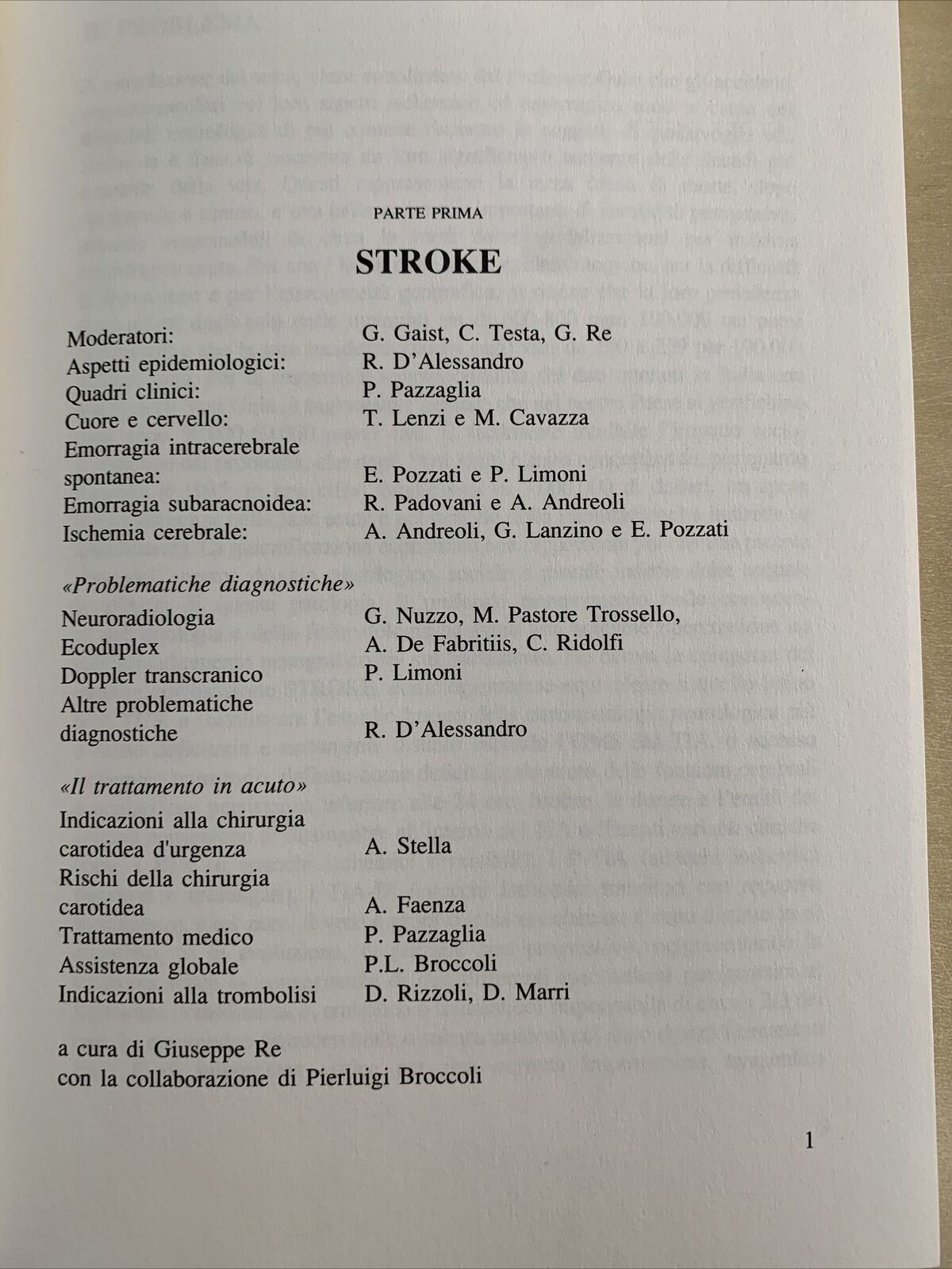 ARGOMENTI DI MEDICINA D'URGENZA - DiBattista, Lenzi, Vandelli, Fontana 1990 #