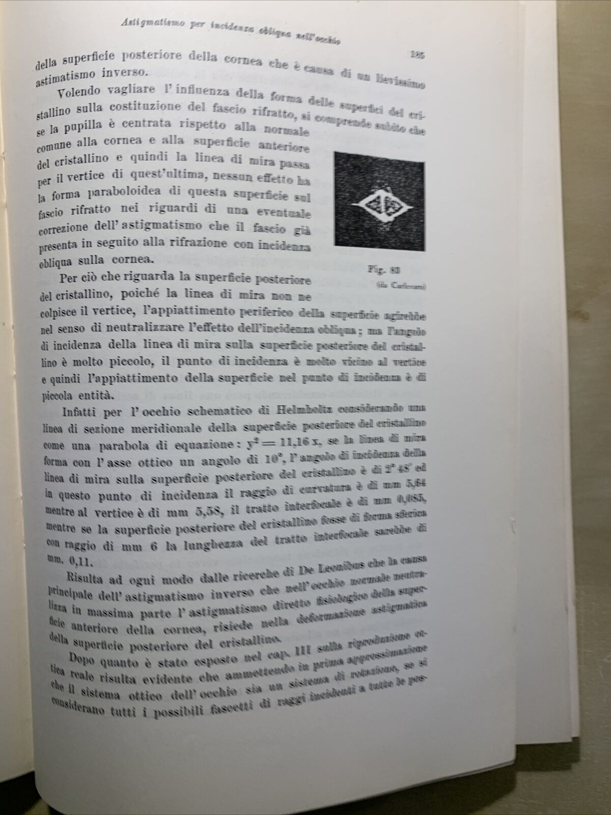 ELEMENTI DI DIOTRICA OCULARE - GIROLAMO LO CASCIO 1955 #