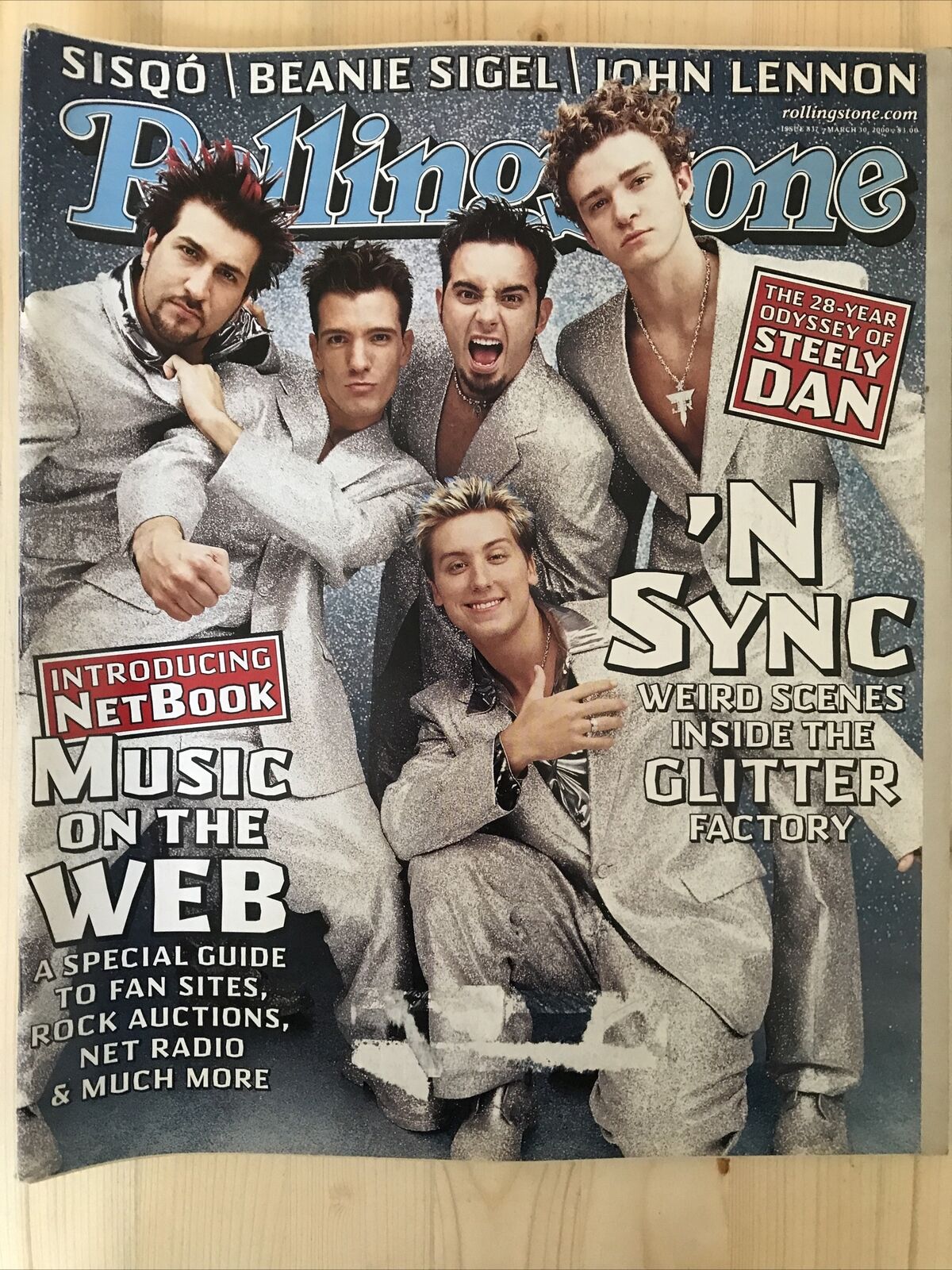 Rolling Stone Magazine Issue 837 N Sync John Lennon Sisqo Beanie Sigel#