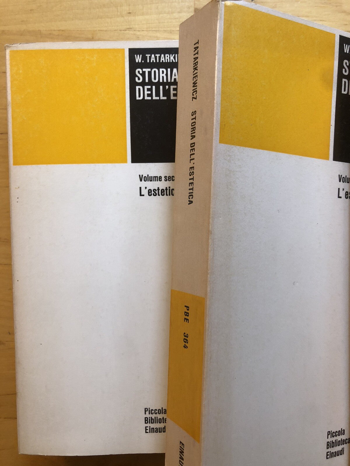 Storia dell'Estetica. W. Tatarkiewicz - 3 volumi.Piccola biblioteca Einaudi 1979