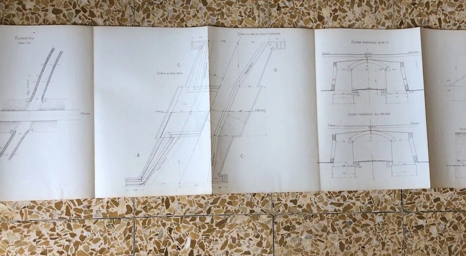 FERROVIE DELLO STATO - SOTTOVIA OBLIQUO DI LUCE RETTA M. 700 SC STRADELLAZZO