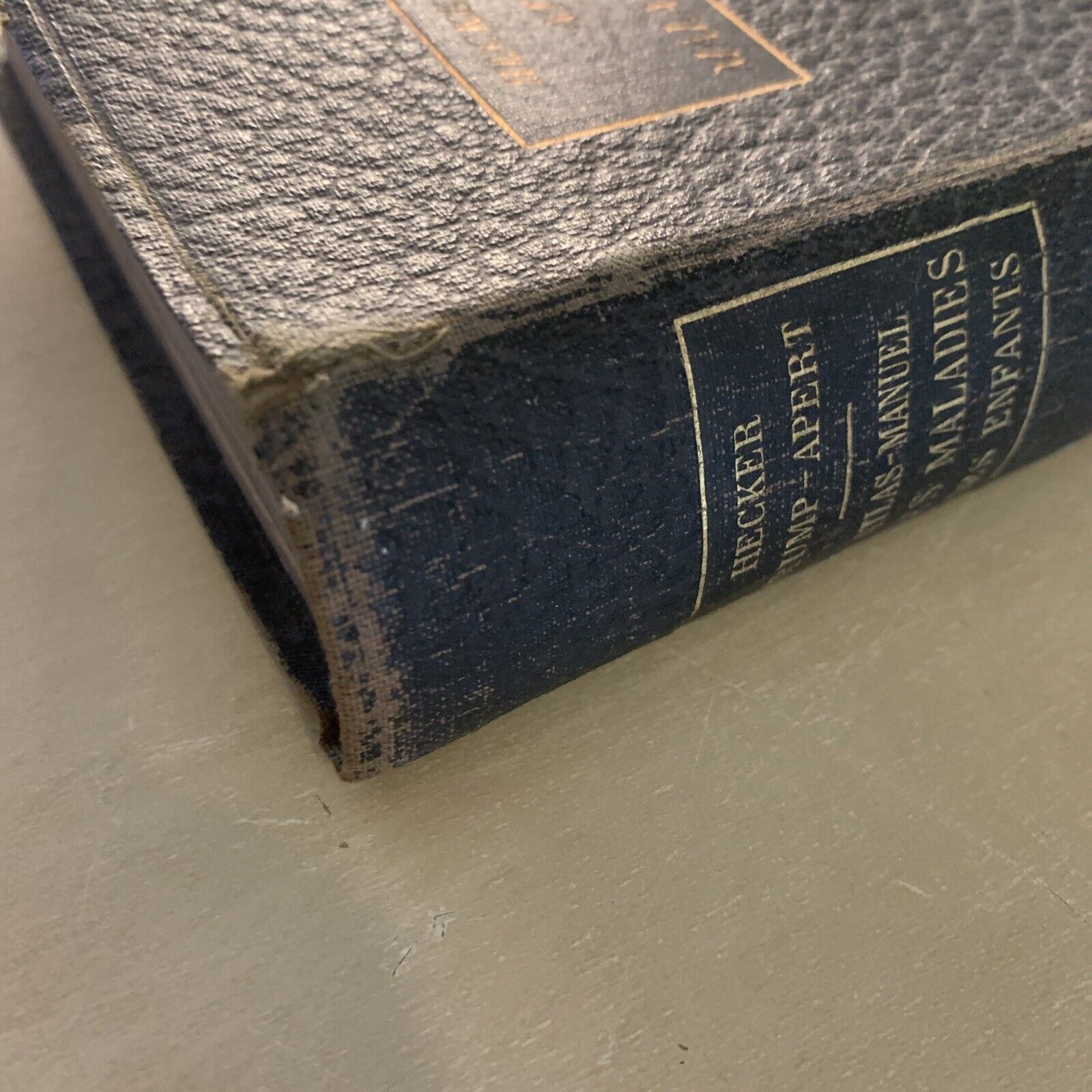 ATLAS MANUEL MALADIES DES ENFANTS. Hecker Trump Apert. Baillière & Fils 1906 #
