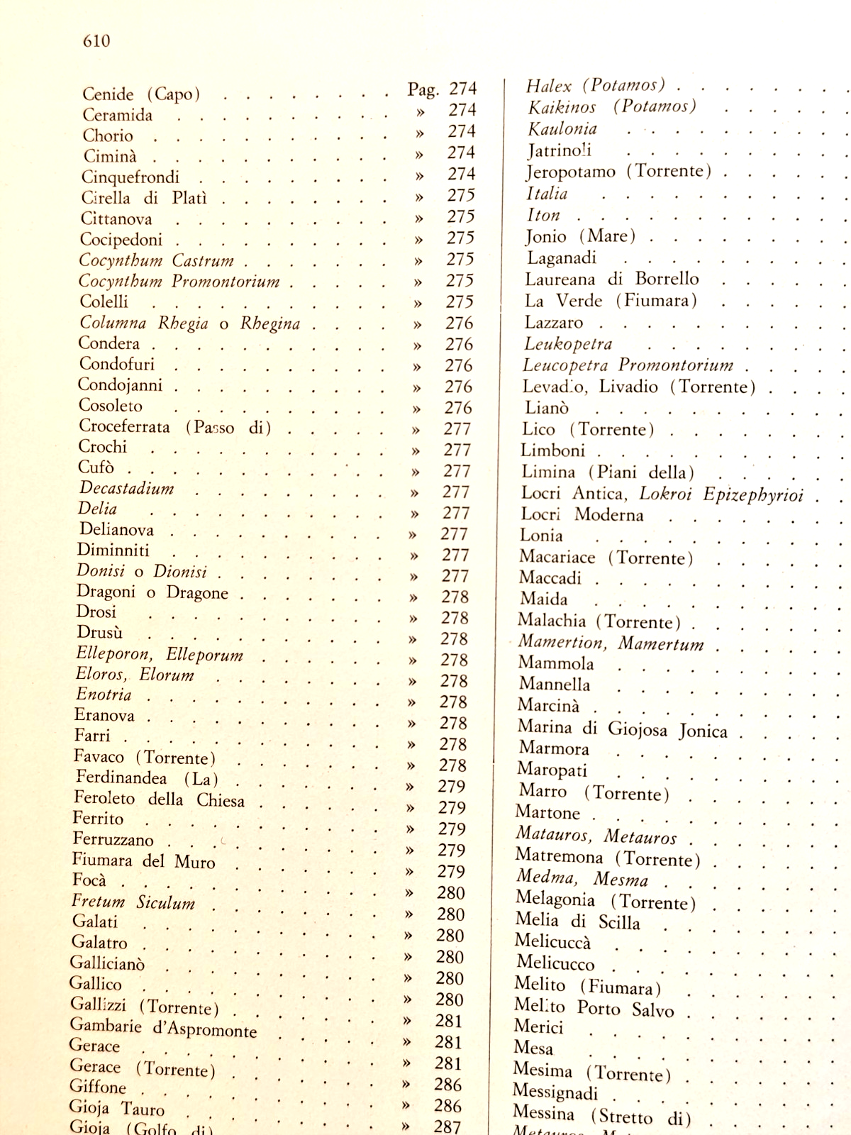Calabria guida artistica archeologica diz. corografico - Emilio Barillaro 1972