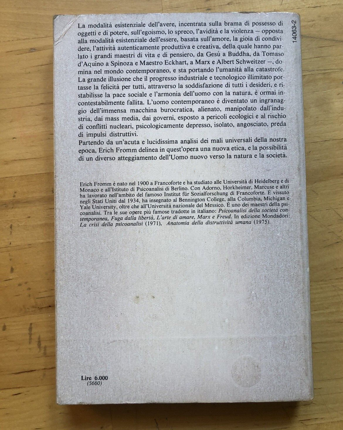 Erich Fromm, Il linguaggio dimenticato. Avere o essere?