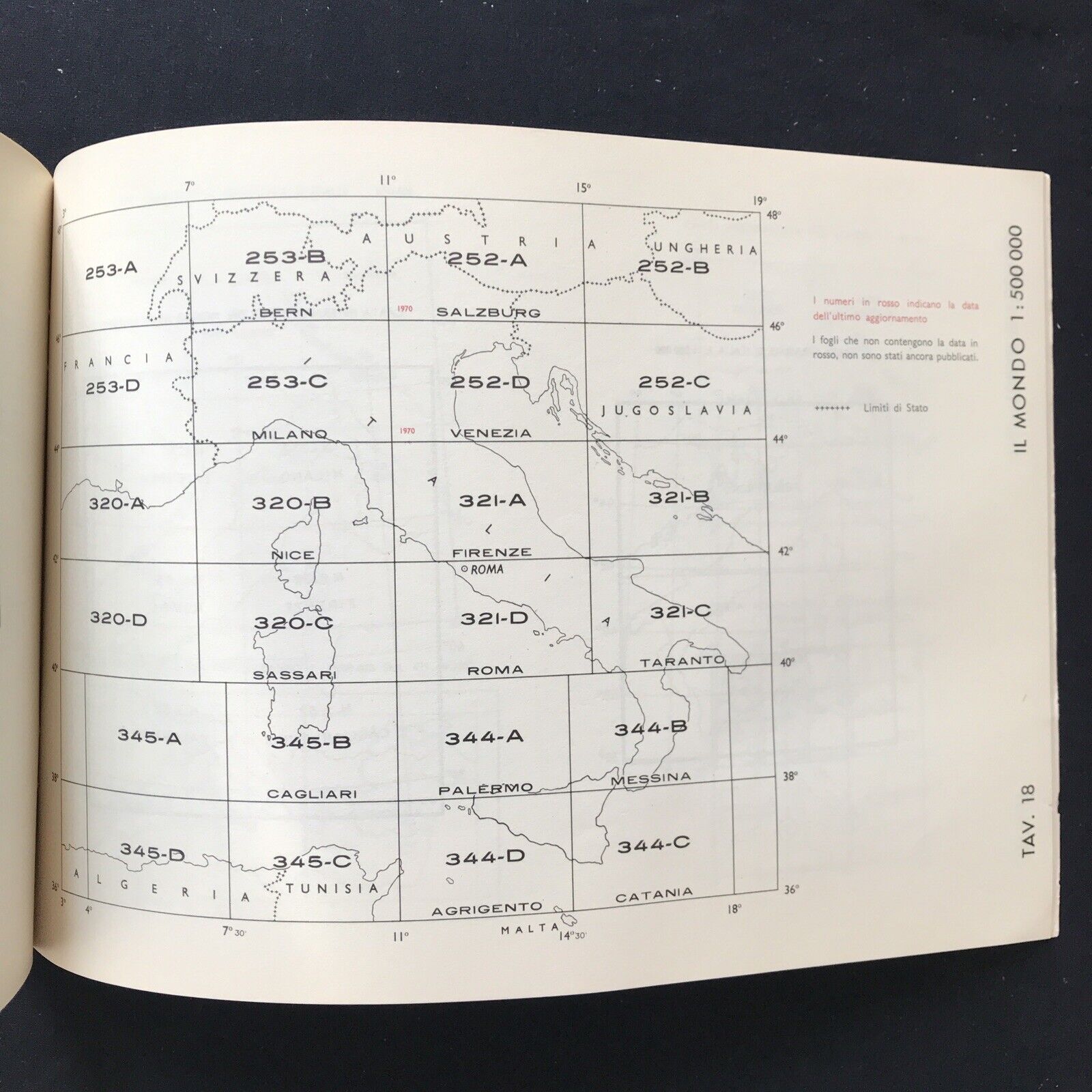 Istituto Geografico Militare, catalogo delle pubblicazioni 1972 - 73