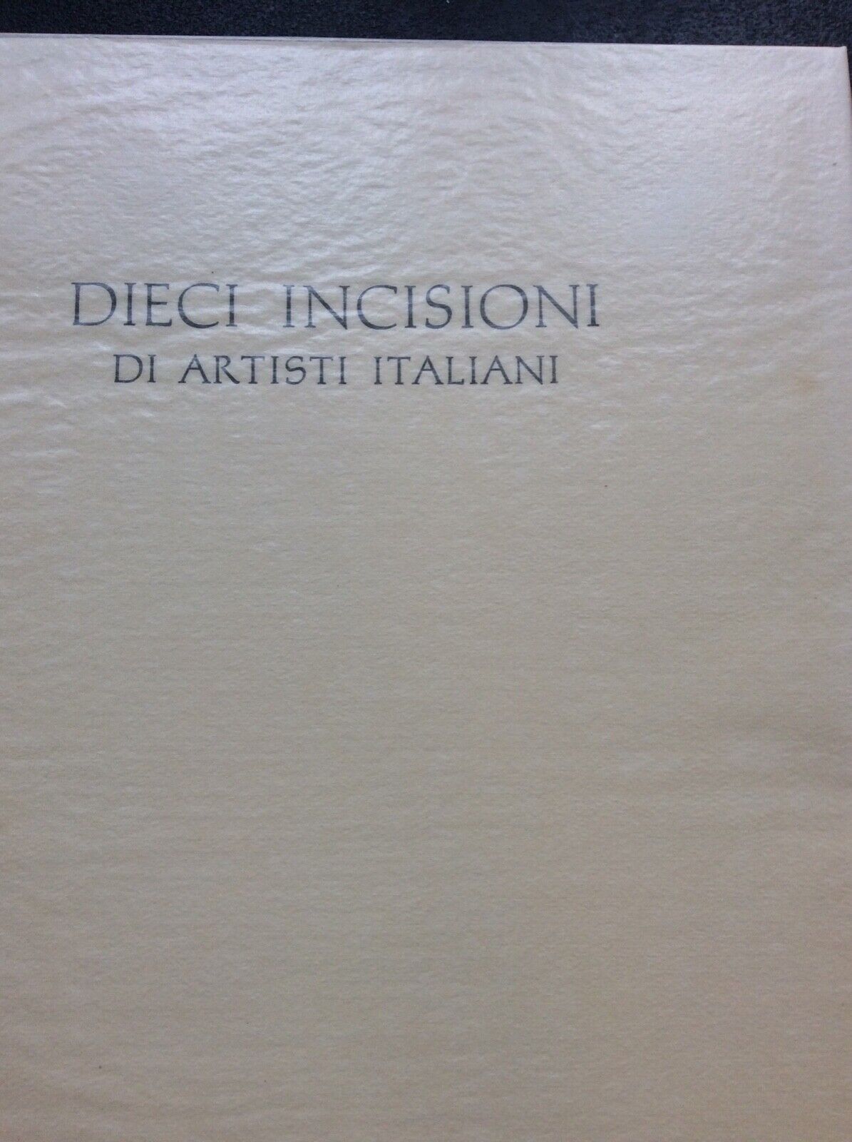 MACCARI, MANARESI, MATTIOLI.DIECI INCISIONI, ACQUEFORTI, LIBRERIA PRANDI 1965