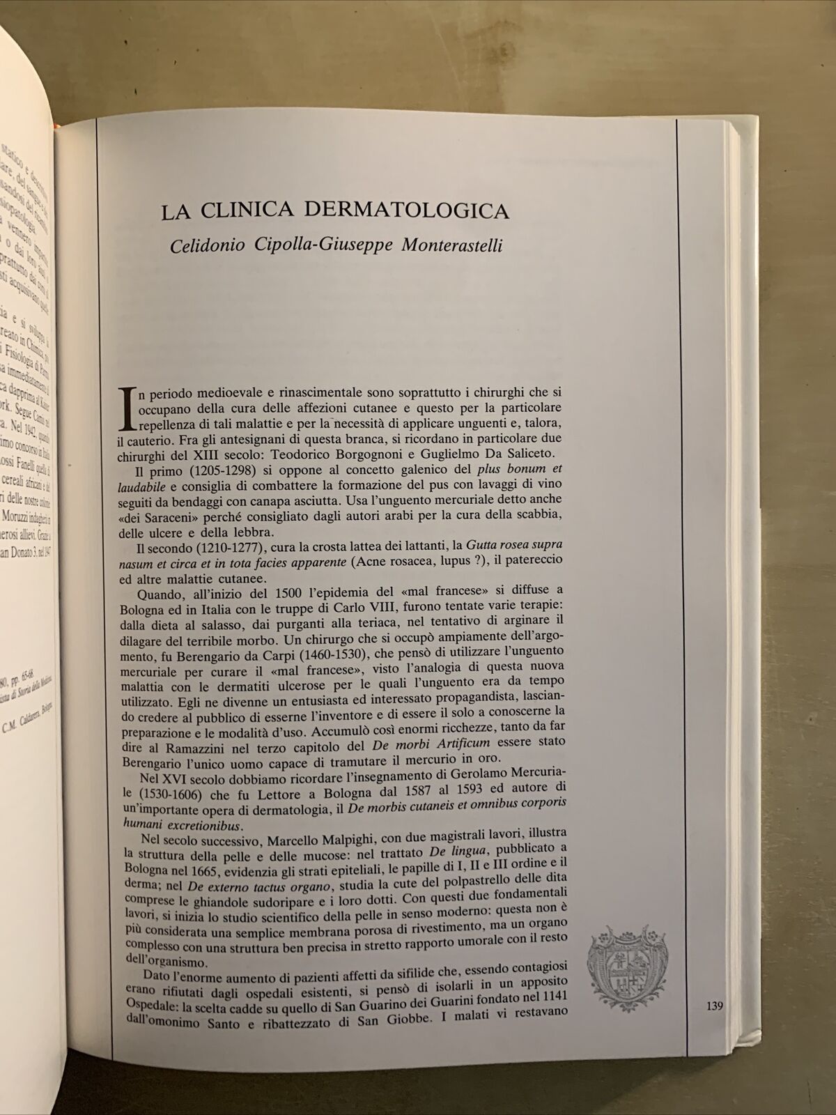 LA SCUOLA MEDICA DI BOLOGNA - settecento anni di storia, Bernabeo - D'antuono #