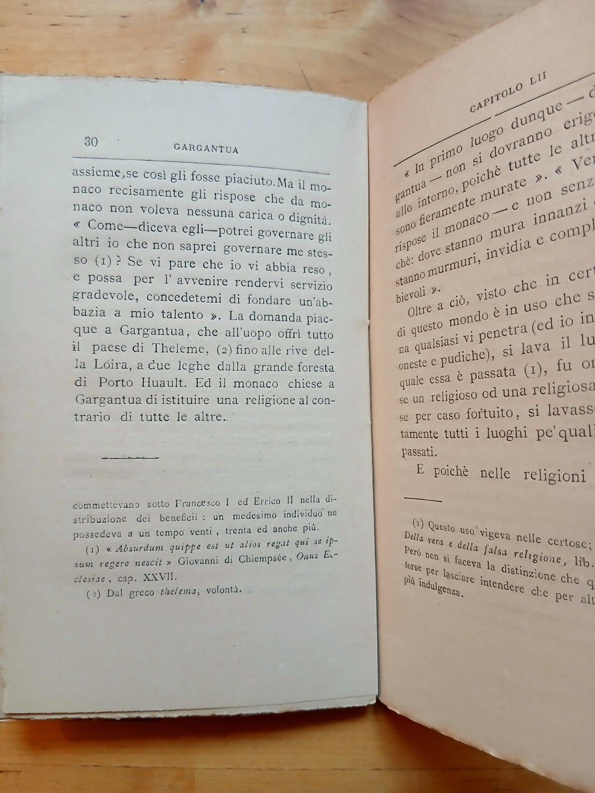 Le opere di Francesco Rabelais - volume quarto. Janunculus - Eschena ed. 1887