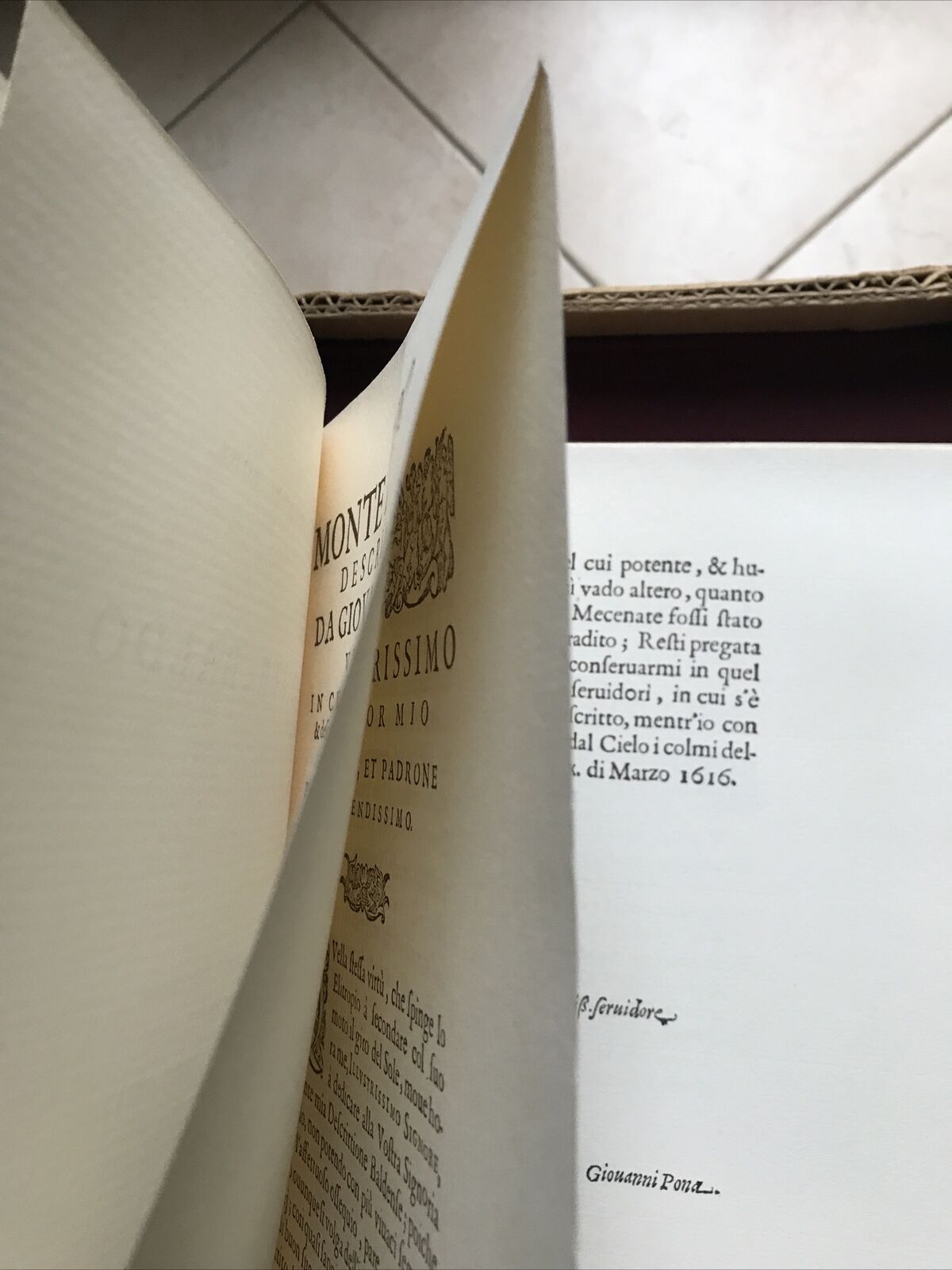 MONTE BALDO, Giovanni Pona. Botanica-Piante rare, facsimile 1972 dell'ed. 1617