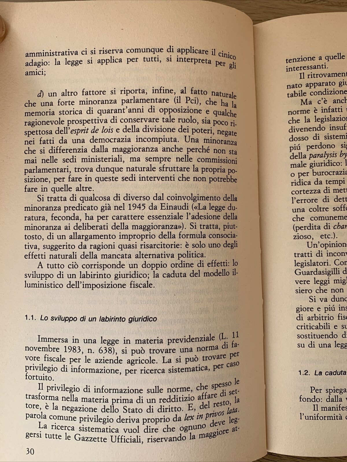 LE CENTO TASSE DEGLI ITALIANI - Tremonti, Vitaletti - Il Mulino 1986 #
