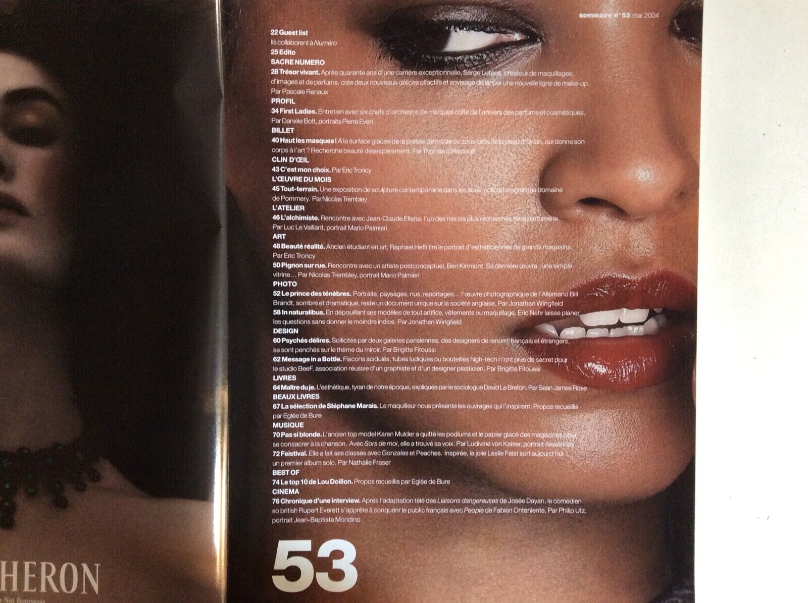 NUMÉRO 53 MAGAZINE  MAI  2004
