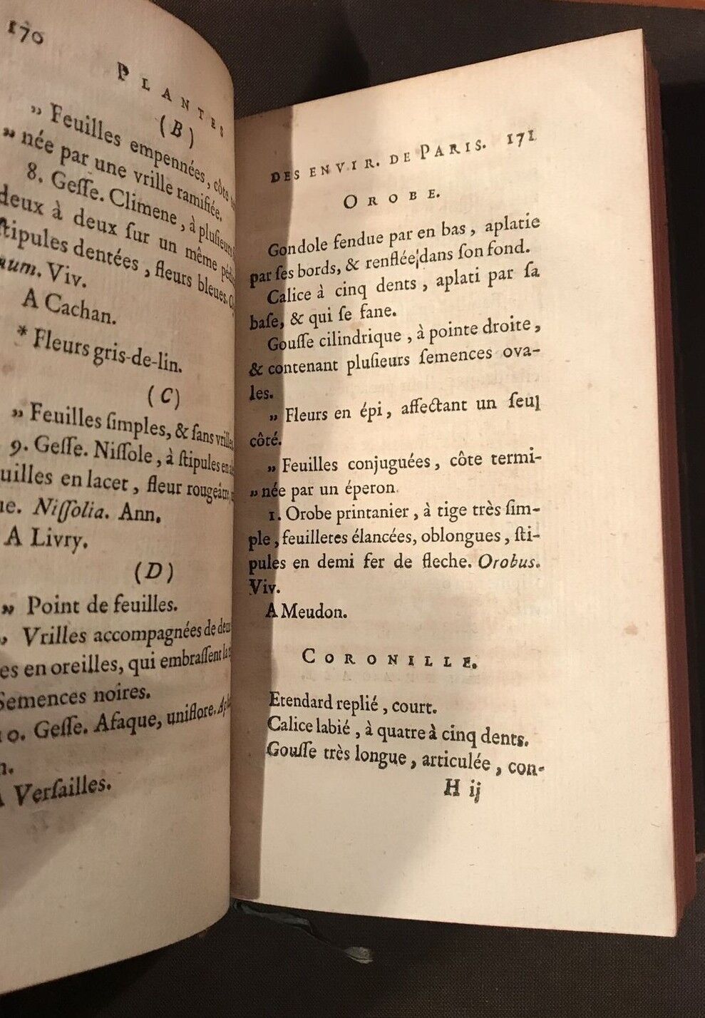 LE BOTANISTE FRANCOIS ou manuel d'herborisation, tome 2, M. Barbeu Dubourg- 1767