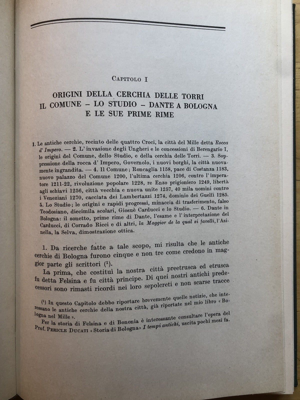 Bologna ai tempi che vi soggiornò Dante e l'ultima cerchia murata Angelo Finelli