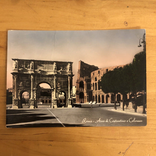 CARTOLINA ROMA VIAGGIATA - ARCO DI COSTANTINO
