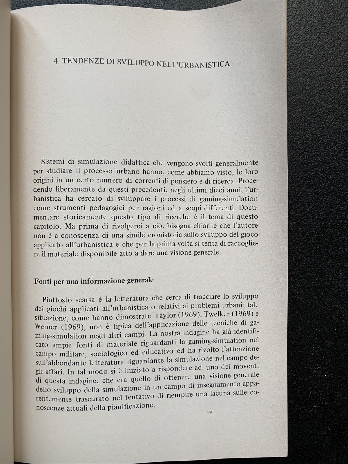 I giochi di simulazione nell'organizzazione del territorio - John L. Taylor 1976