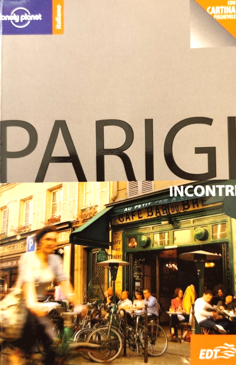 Parigi guida tascabile Lonely Planet 2009 no cartina