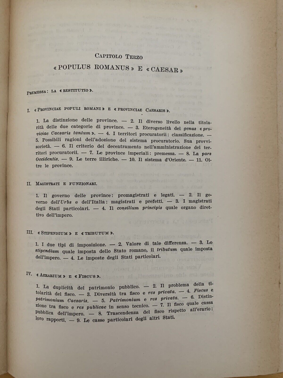 L'IMPERO DI AUGUSTO COME ORDINAMENTO SOVRANNAZIONALE - FABRIZIO FABBRINI, 1974