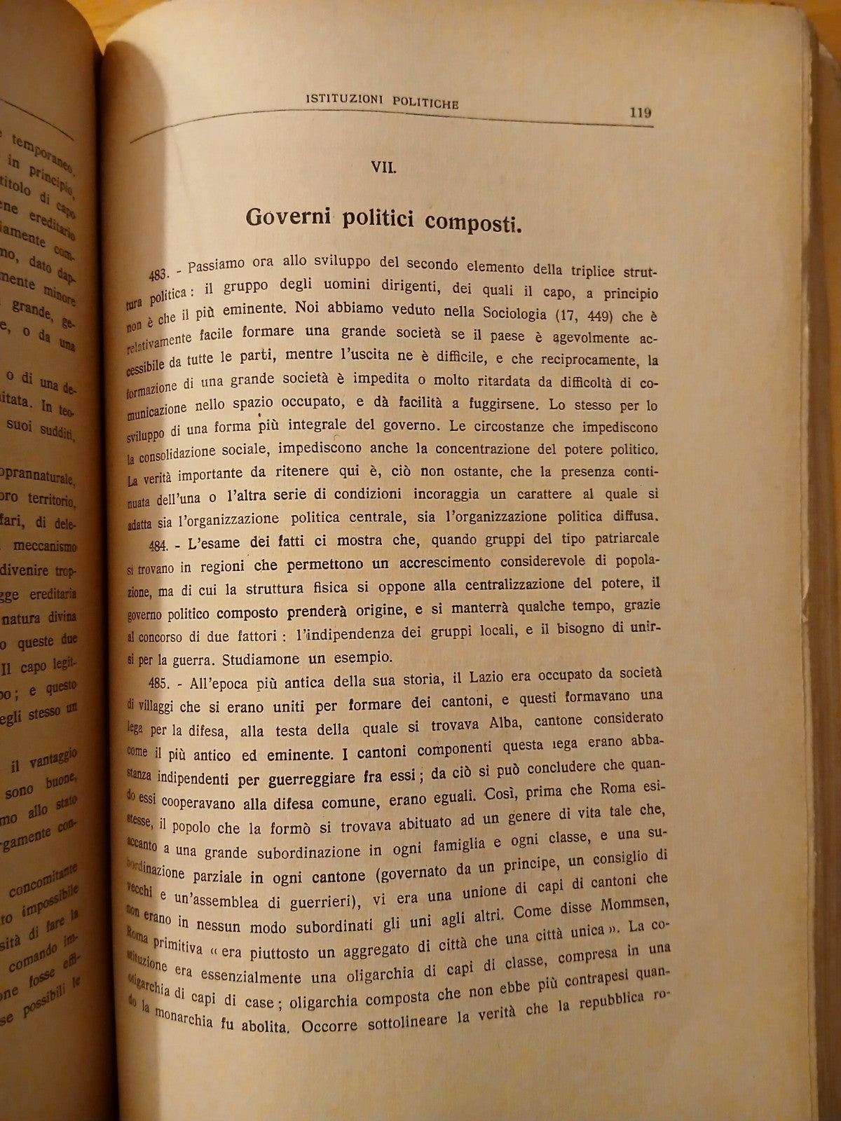 Principi di sociologia - H. Spencer - Rinfreschi ed. 1922