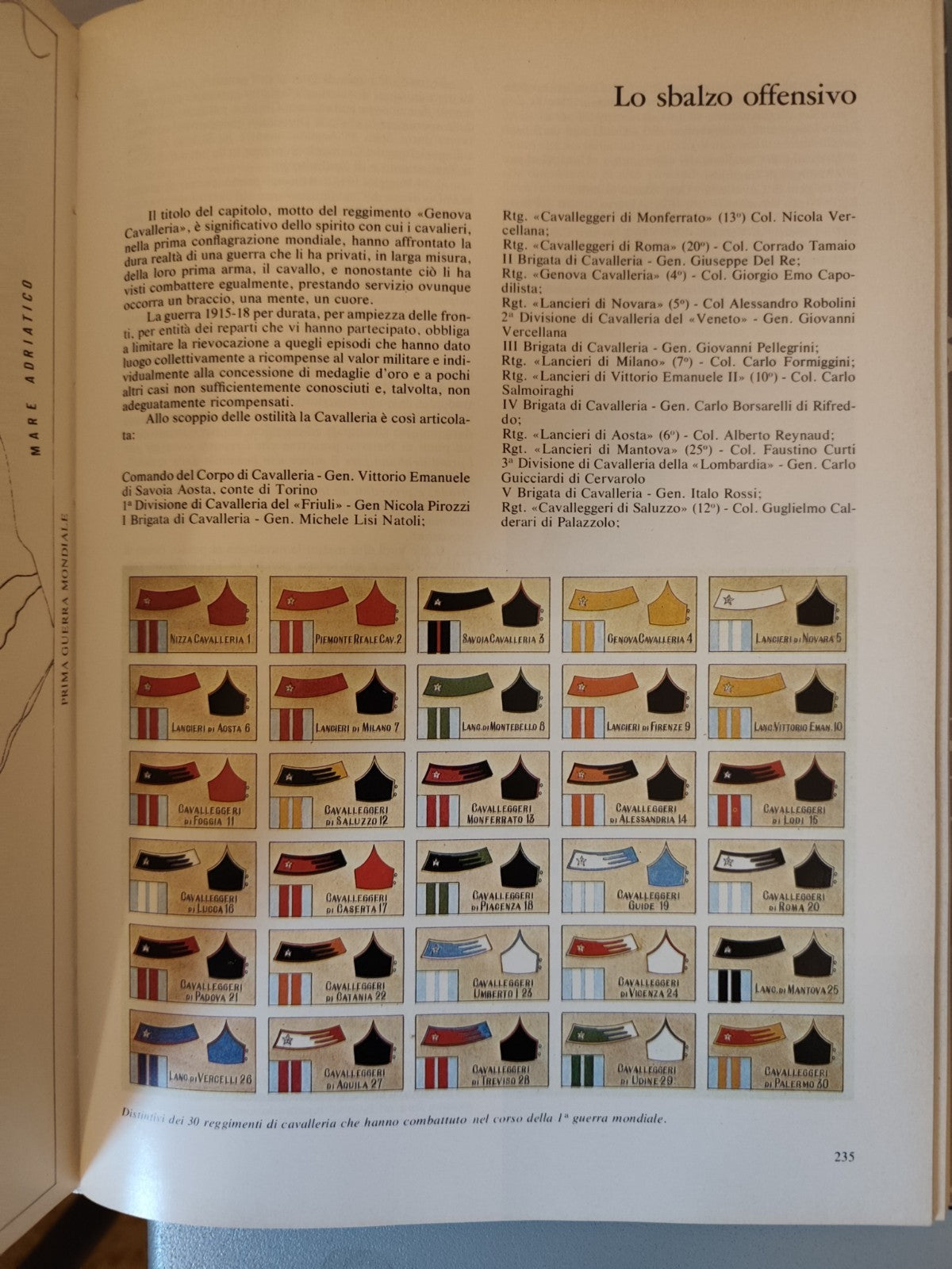 Caricat storia dell'arma di cavalleria, L'esercito e suoi corpi Stato Maggiore