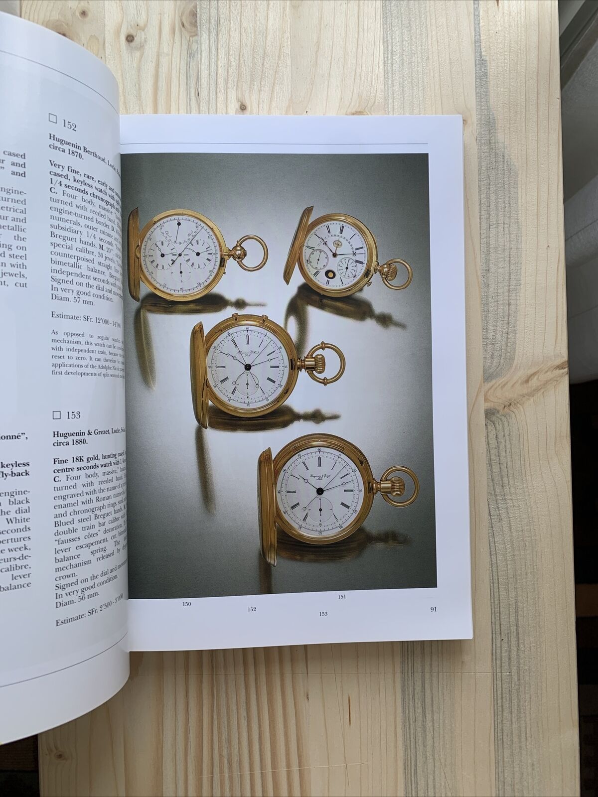 ANTIQUORUM, Important Watches, Wristwatches and clocks. Geneva Auction 1997 #