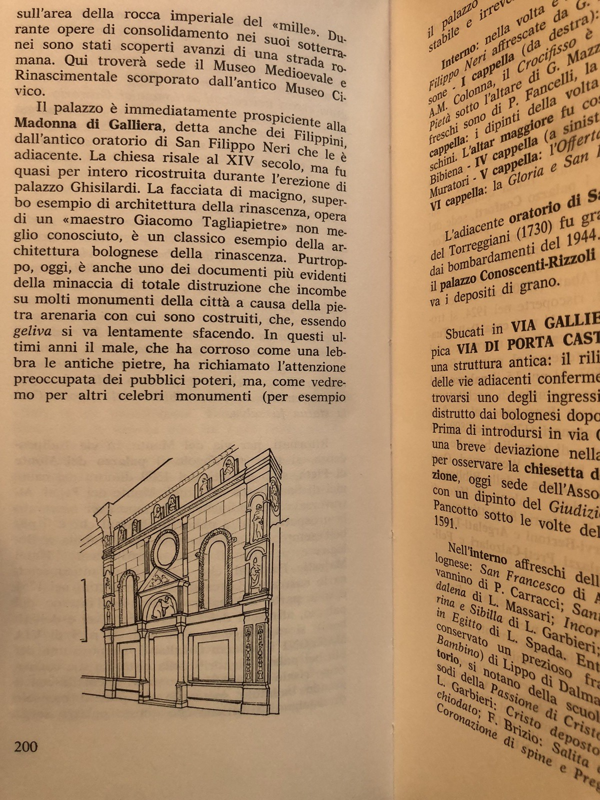 Bologna Raccontata guida, Angiolo Silvio Ori - Tamari editori 1976