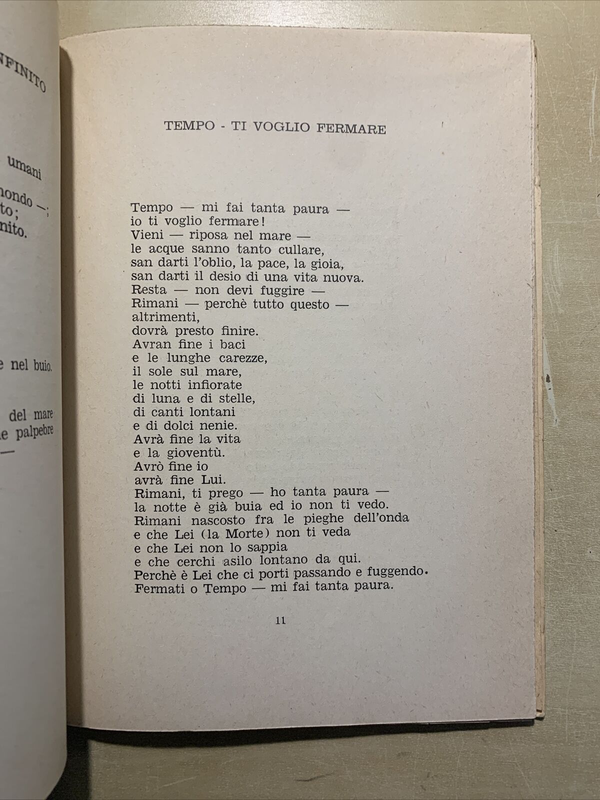 TEMPO TI VOGLI FERMARE - MARIA FUGATTINI. EDIZIONI SIA BOLOGNA 1957 #