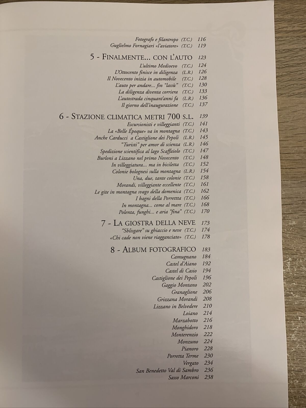 La Montagna Bolognese com'era, Tiziano Costa. Costa editore 2006