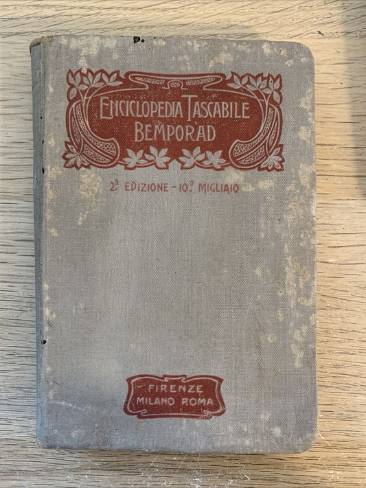 Enciclopedia tascabile Bemporad 1906